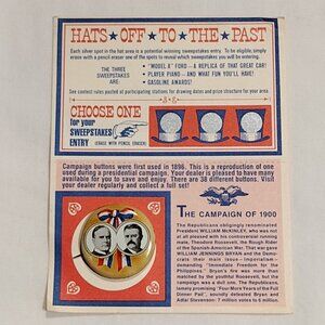 Hats Off To The Past - The Campaign of 1900